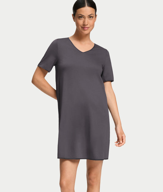 Cotton Silk V-Neck Cotton Nightgown