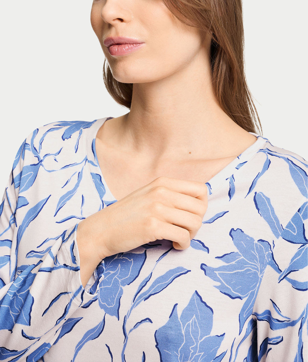 Long Sleeve Knit Nightgown