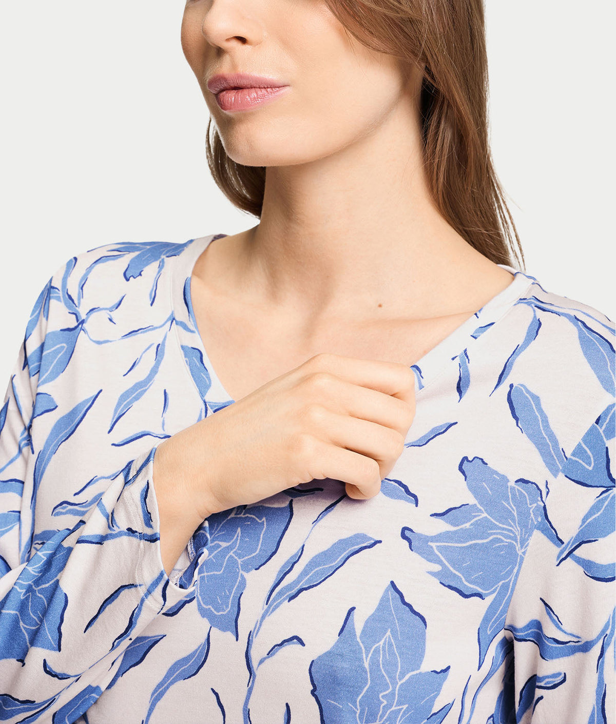 Long Sleeve Knit Nightgown
