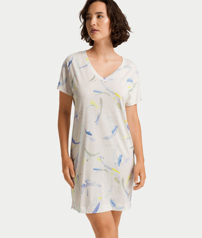Sleep and Lounge V-Neck Cotton And TENCEL™ Nightgown