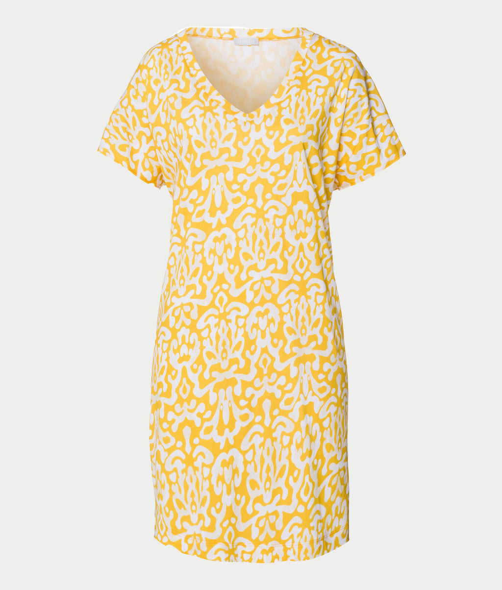 Sleep and Lounge V-Neck Cotton And TENCEL™ Nightgown