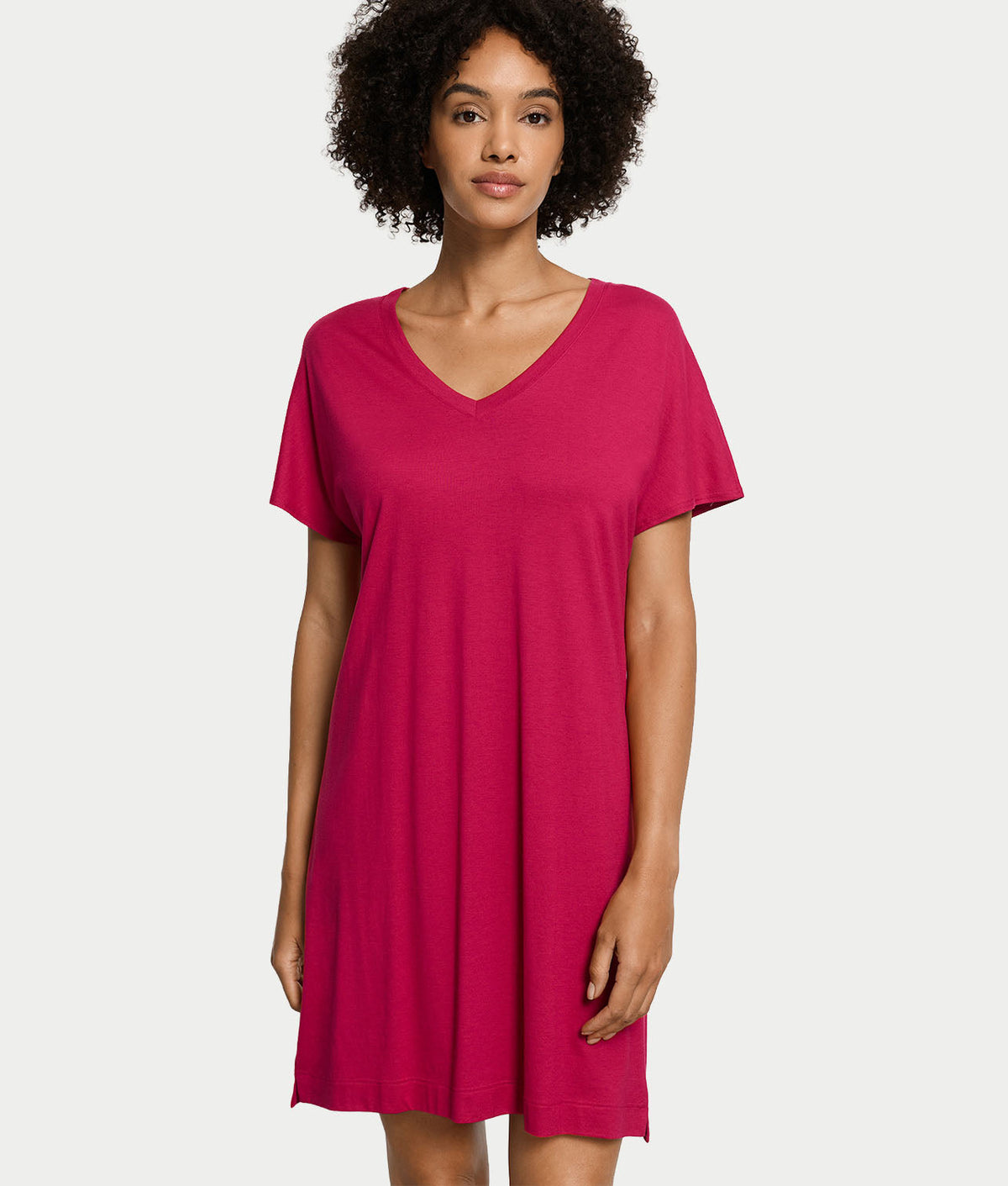 Sleep and Lounge V-Neck Cotton And TENCEL™ Nightgown