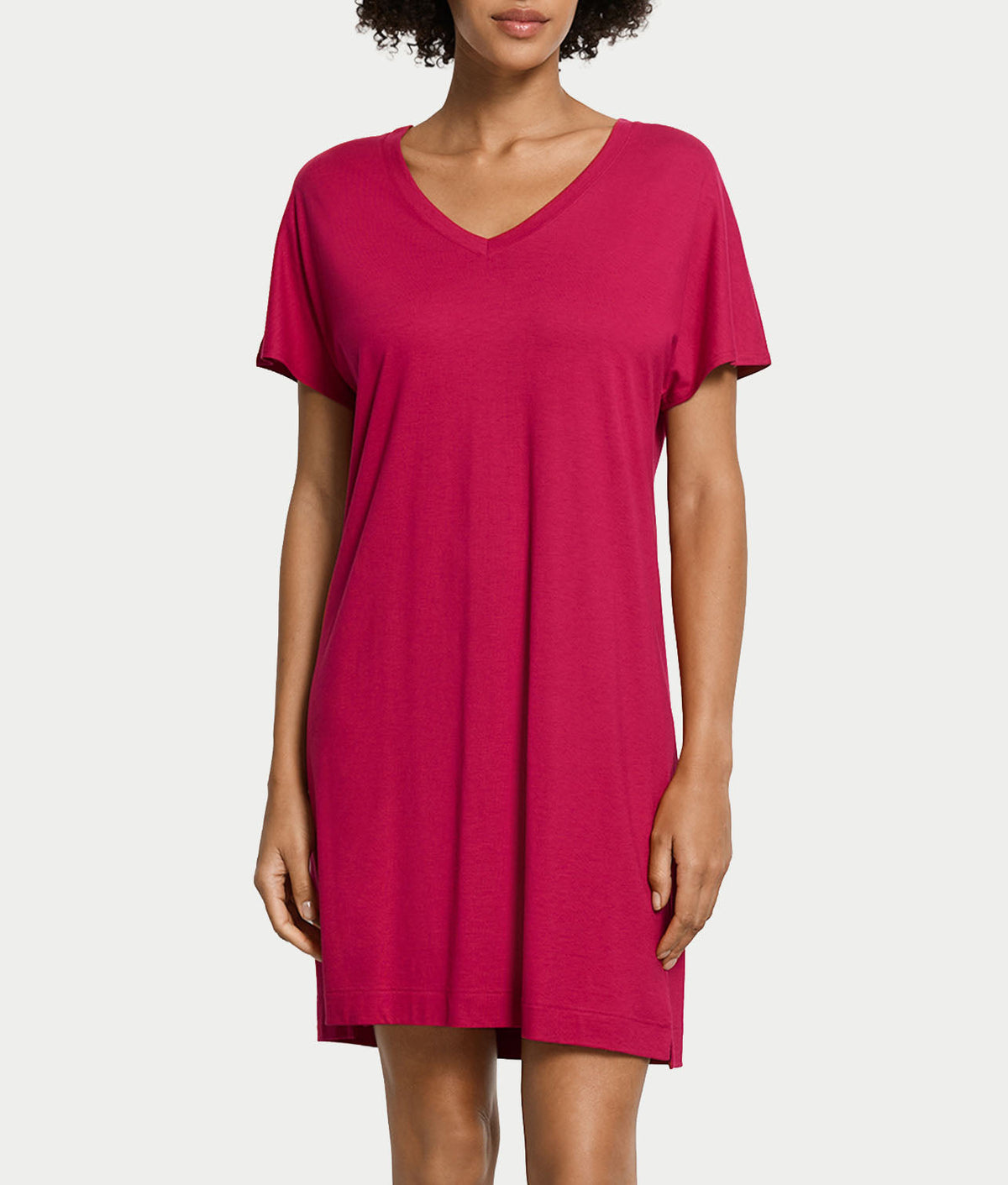 Sleep and Lounge V-Neck Cotton And TENCEL™ Nightgown