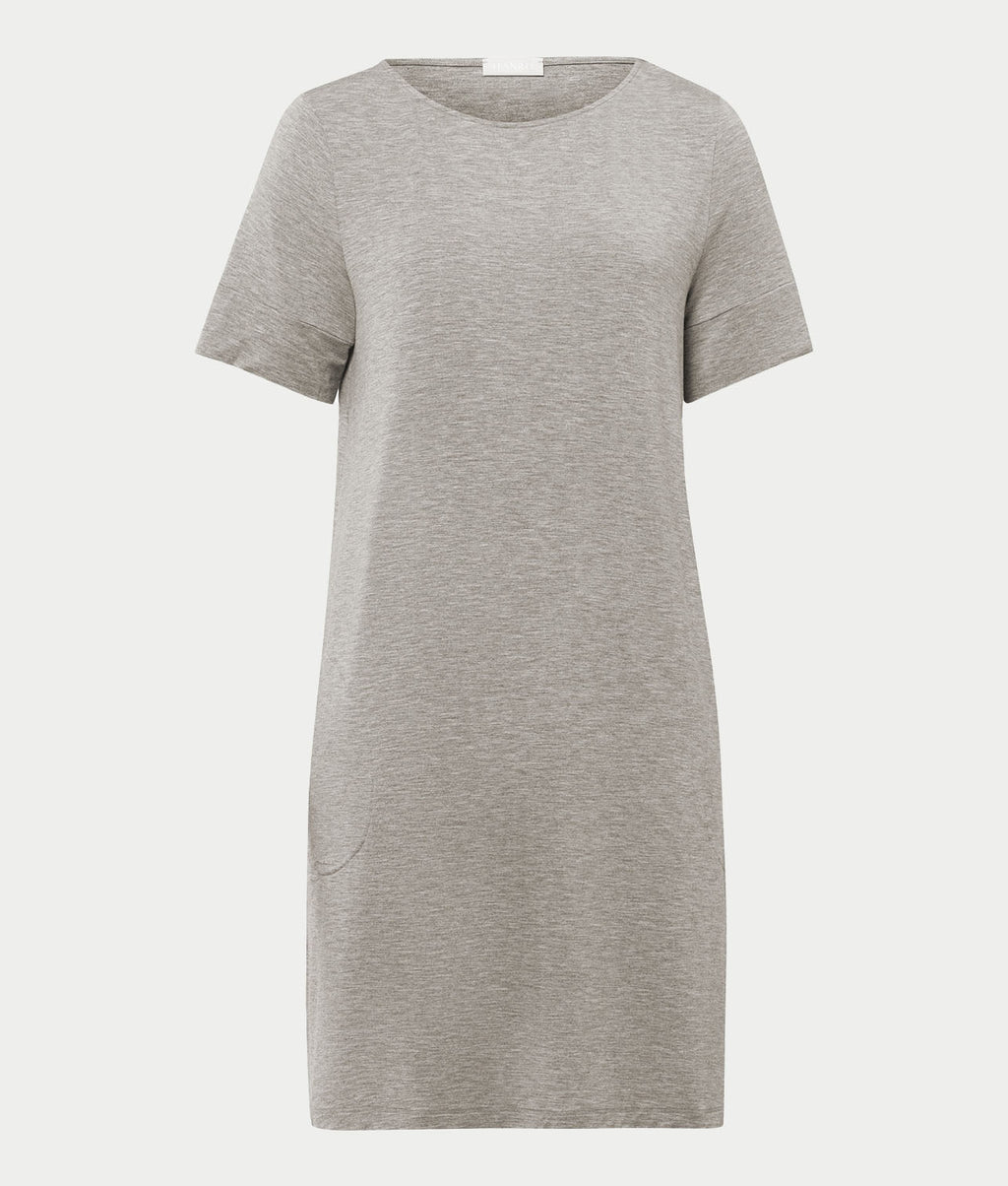 Natural Elegance Round Neck Nightgown