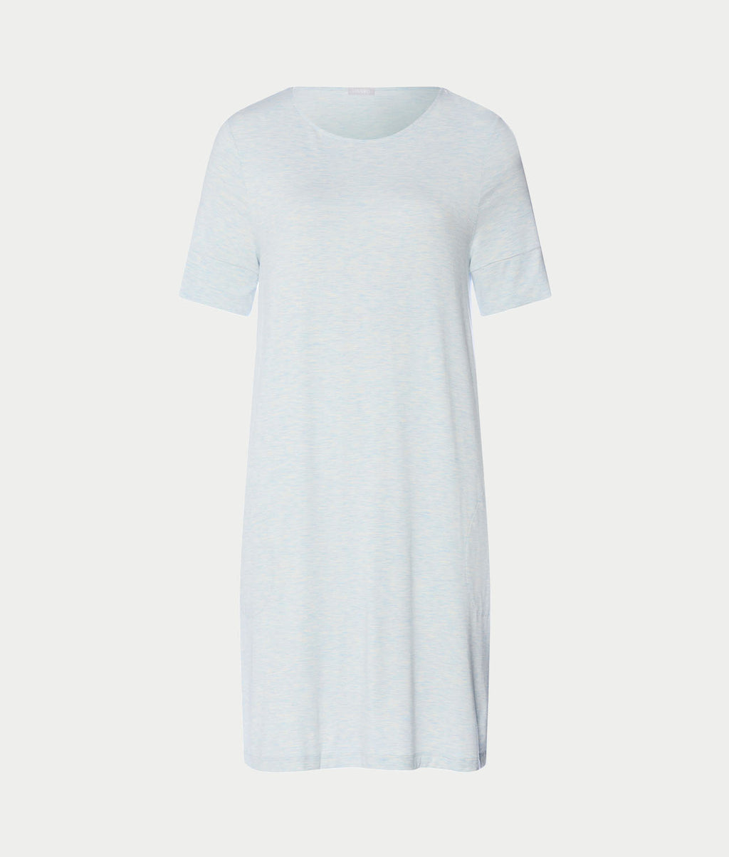 Natural Elegance Round Neck Nightgown
