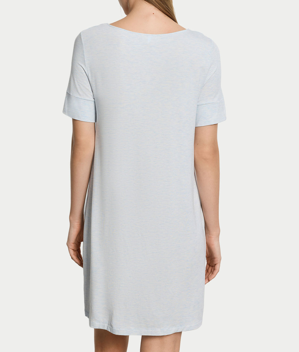 Natural Elegance Round Neck Nightgown
