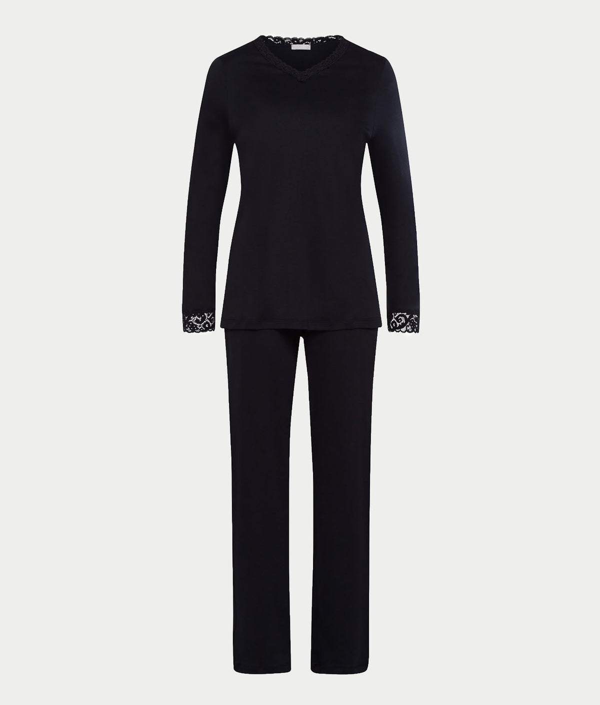 Moments Lace Trim Cotton Pajama Set