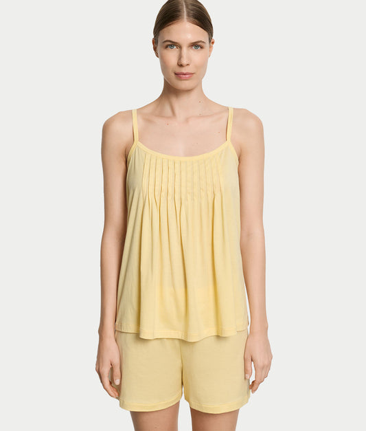 Juliet Pleated Cotton Pajama Set
