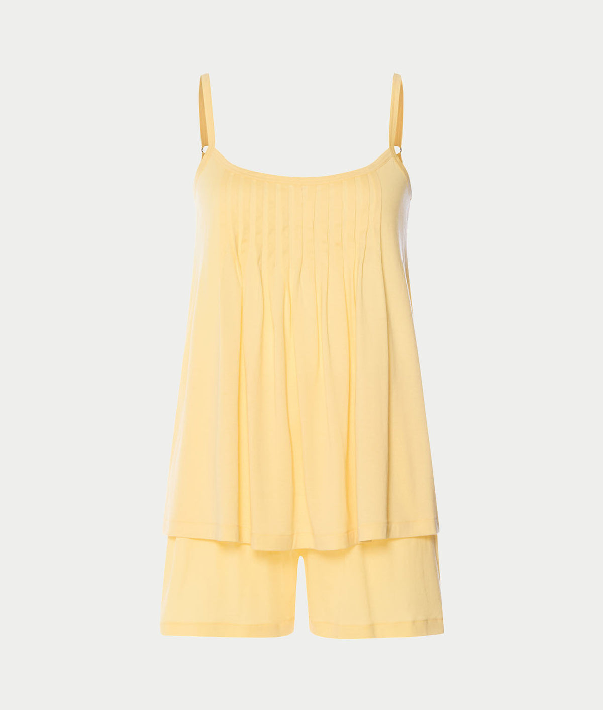 Juliet Pleated Cotton Pajama Set