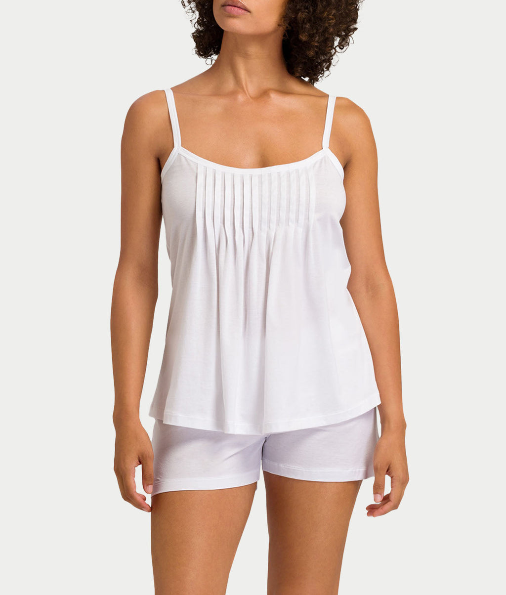 Juliet Pleated Cotton Pajama Set