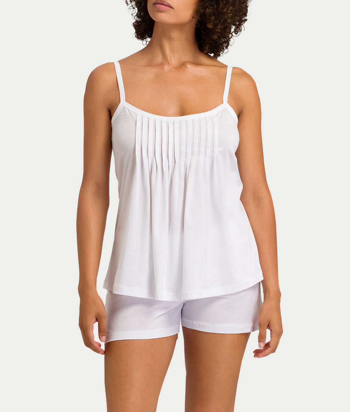 Juliet Pleated Cotton Pajama Set