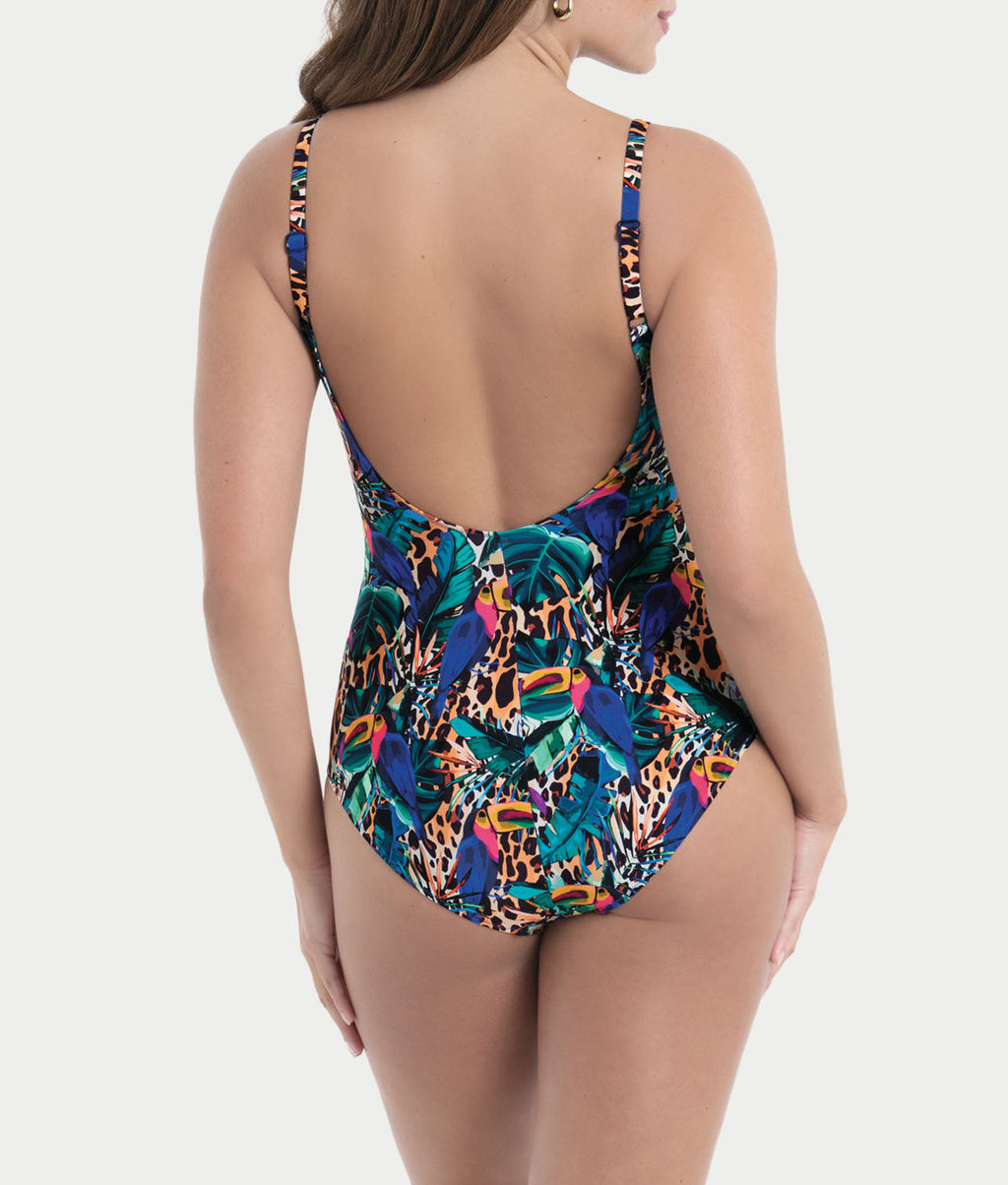 Deep Jungle Mona Underwire One-Piece
