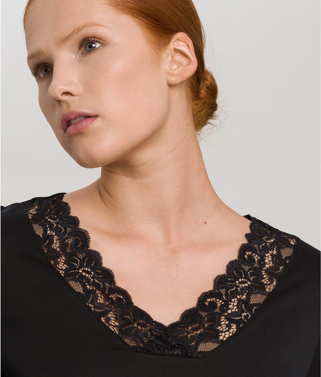 Moments Lace Trim Cotton Nightgown