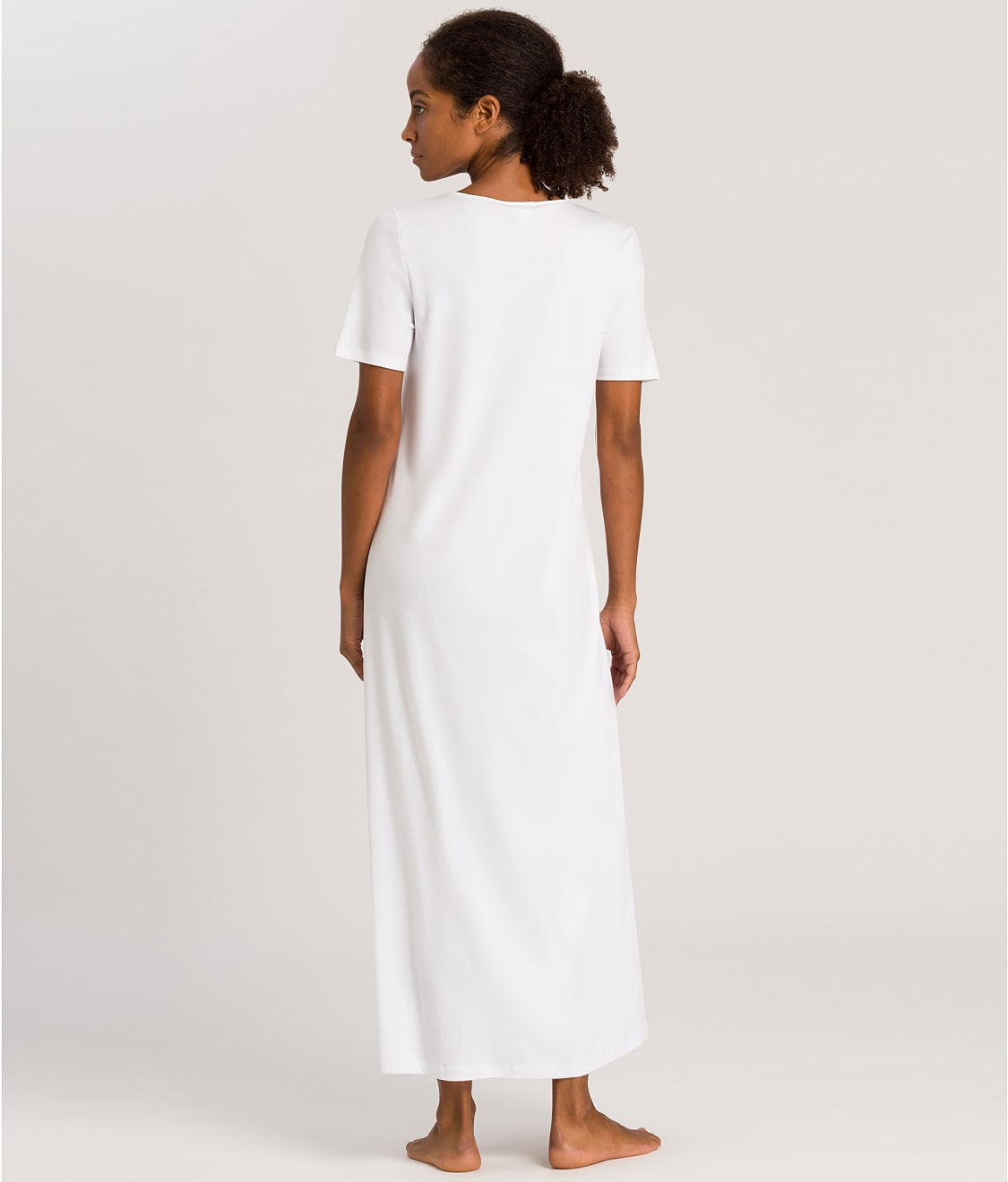 Moments Lace Trim Cotton Nightgown