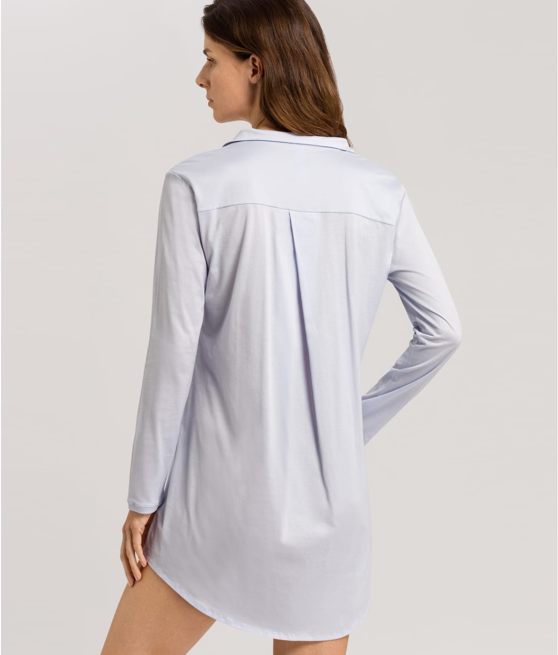 Cotton Deluxe Button-Front Sleep Shirt