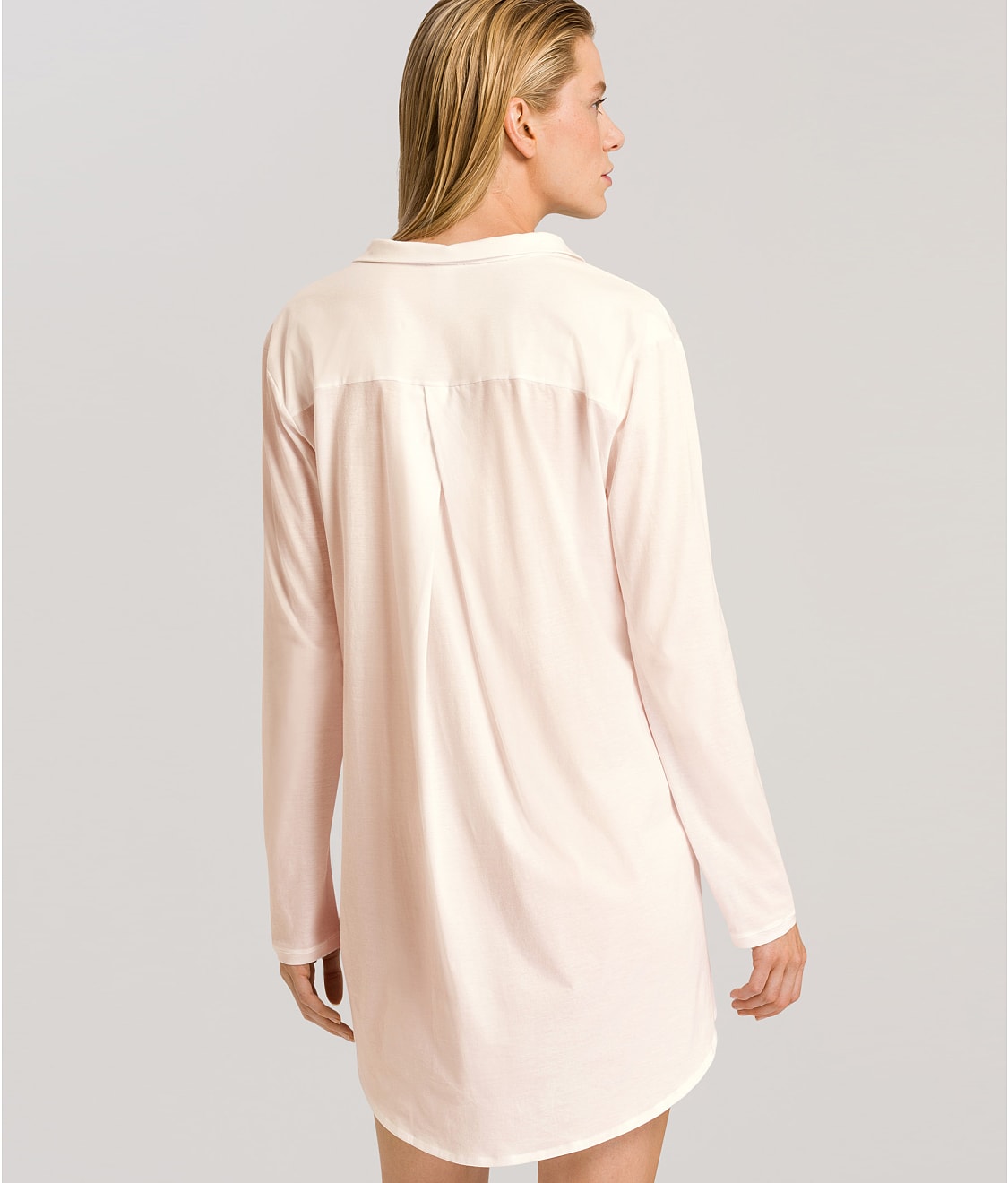 Cotton Deluxe Button-Front Sleep Shirt