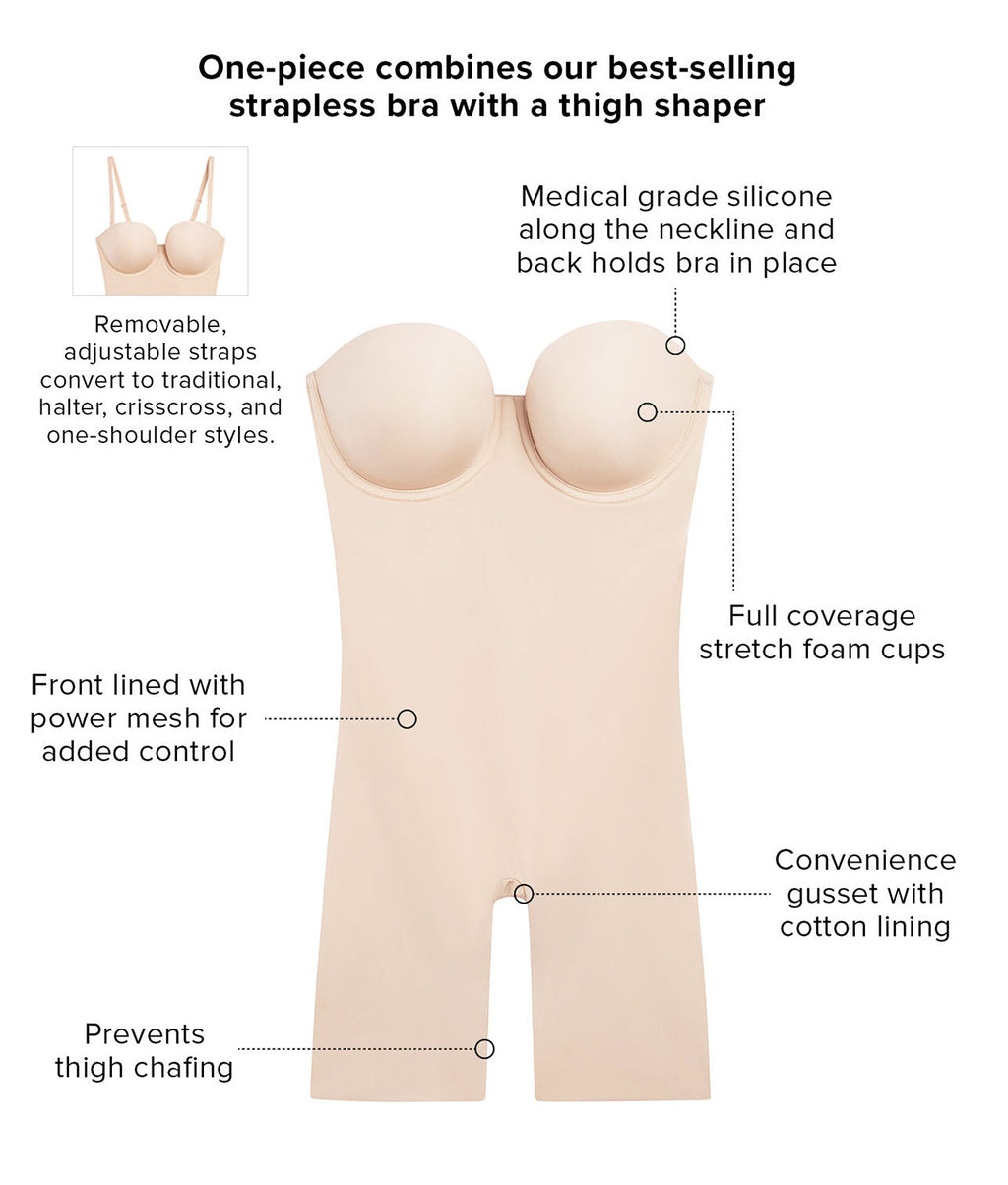 Red Carpet™ Firm Control Strapless Mid-Thigh Shaper