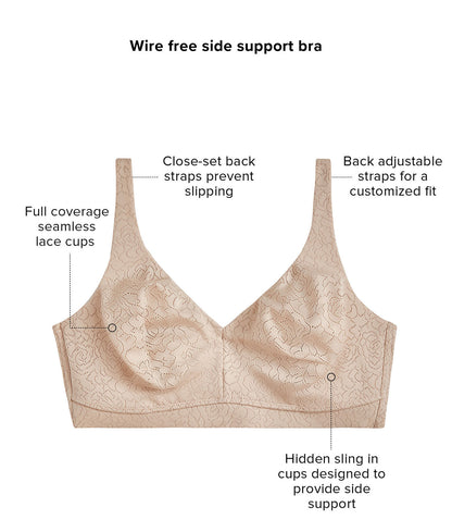 Inside Job™ Side Support Wire-Free Bra