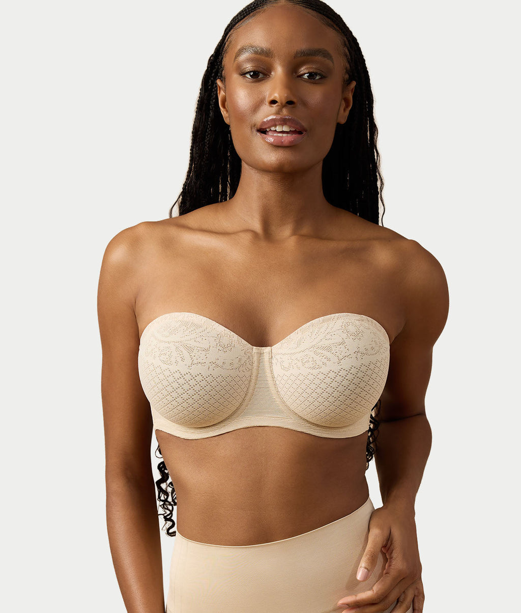 Visual Effects Strapless Minimizer Bra