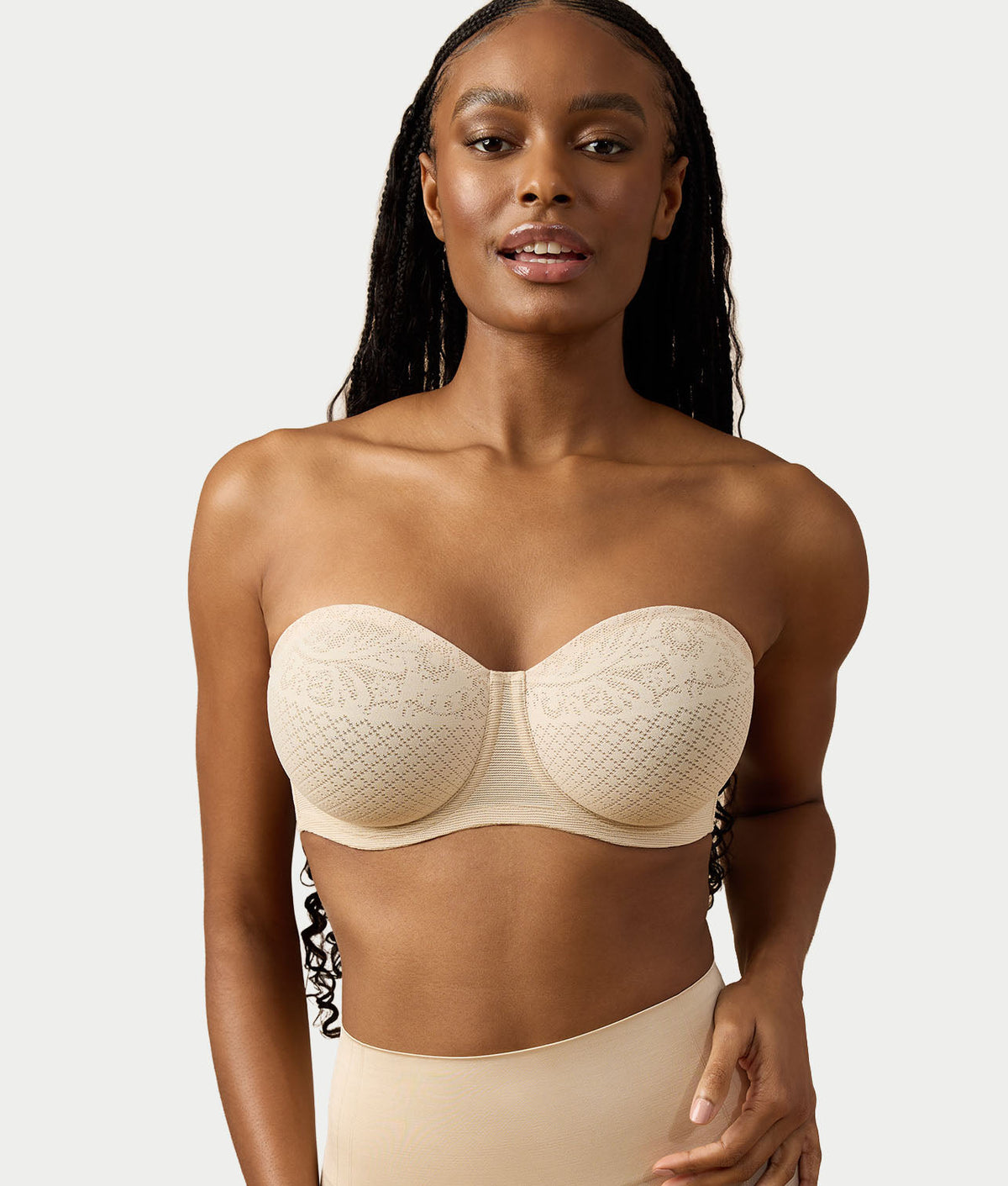 Visual Effects Strapless Minimizer Bra