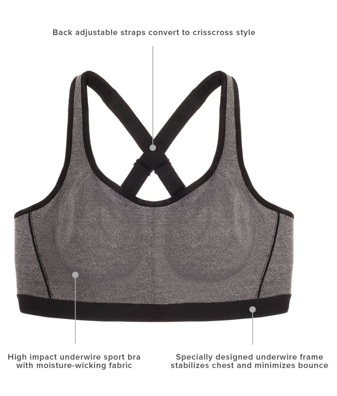 Brandi Underwire Sports Bra
