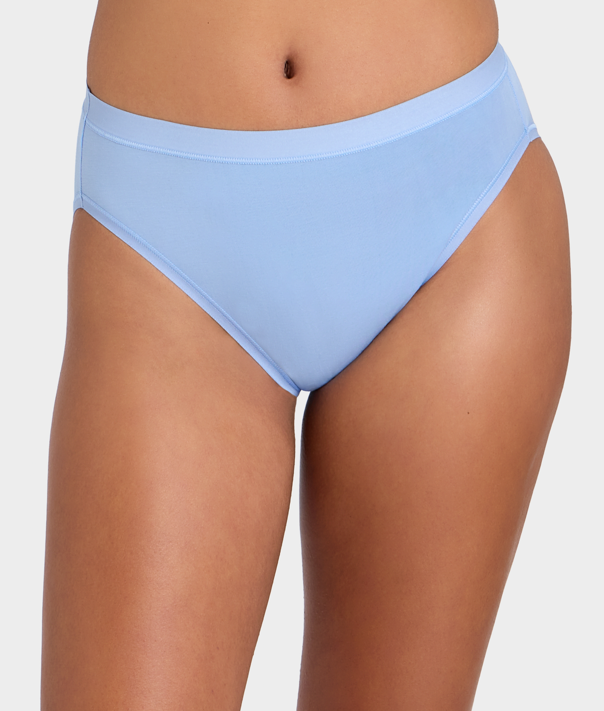 Understated Cotton Hi-Cut Brief