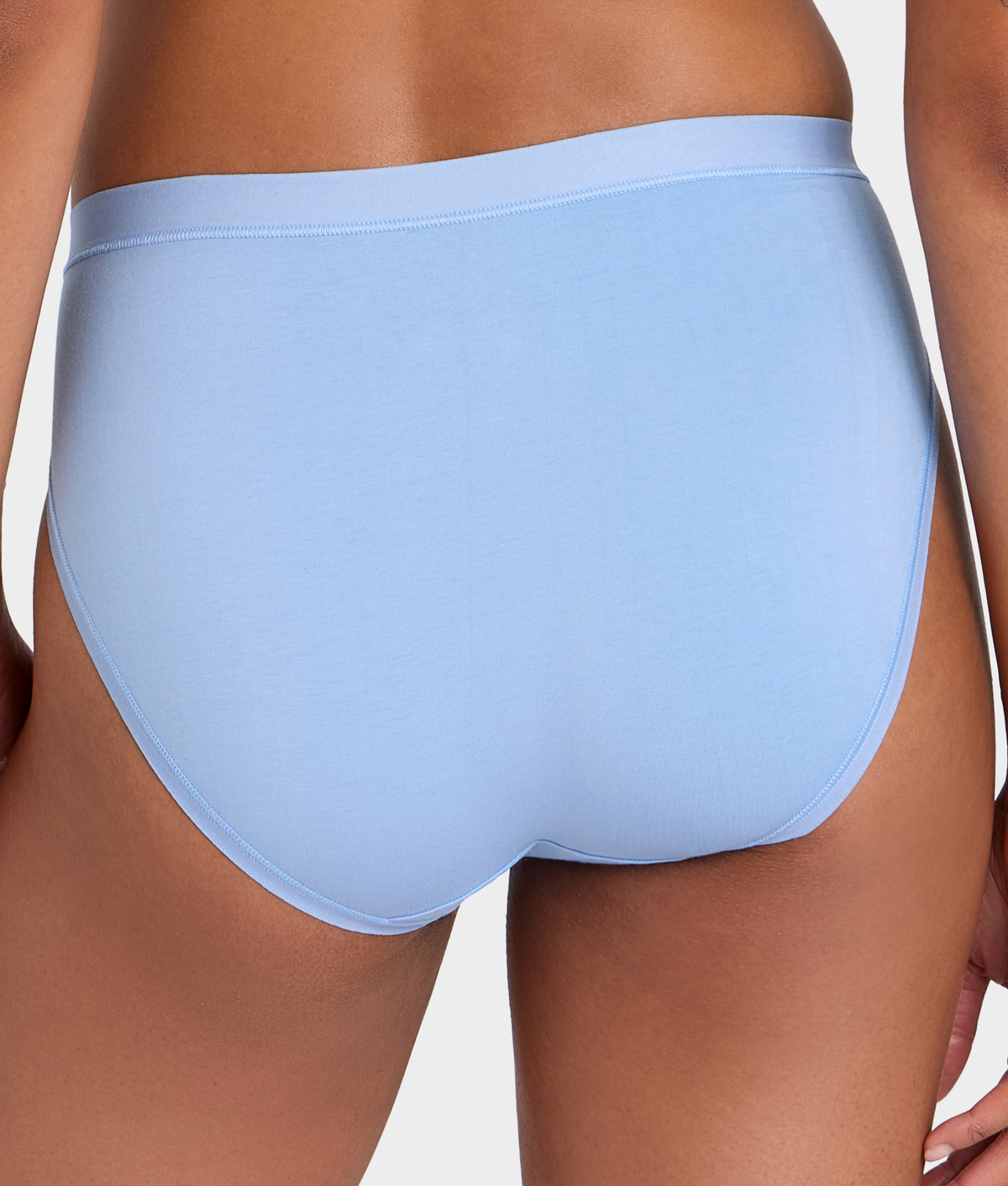 Understated Cotton Hi-Cut Brief