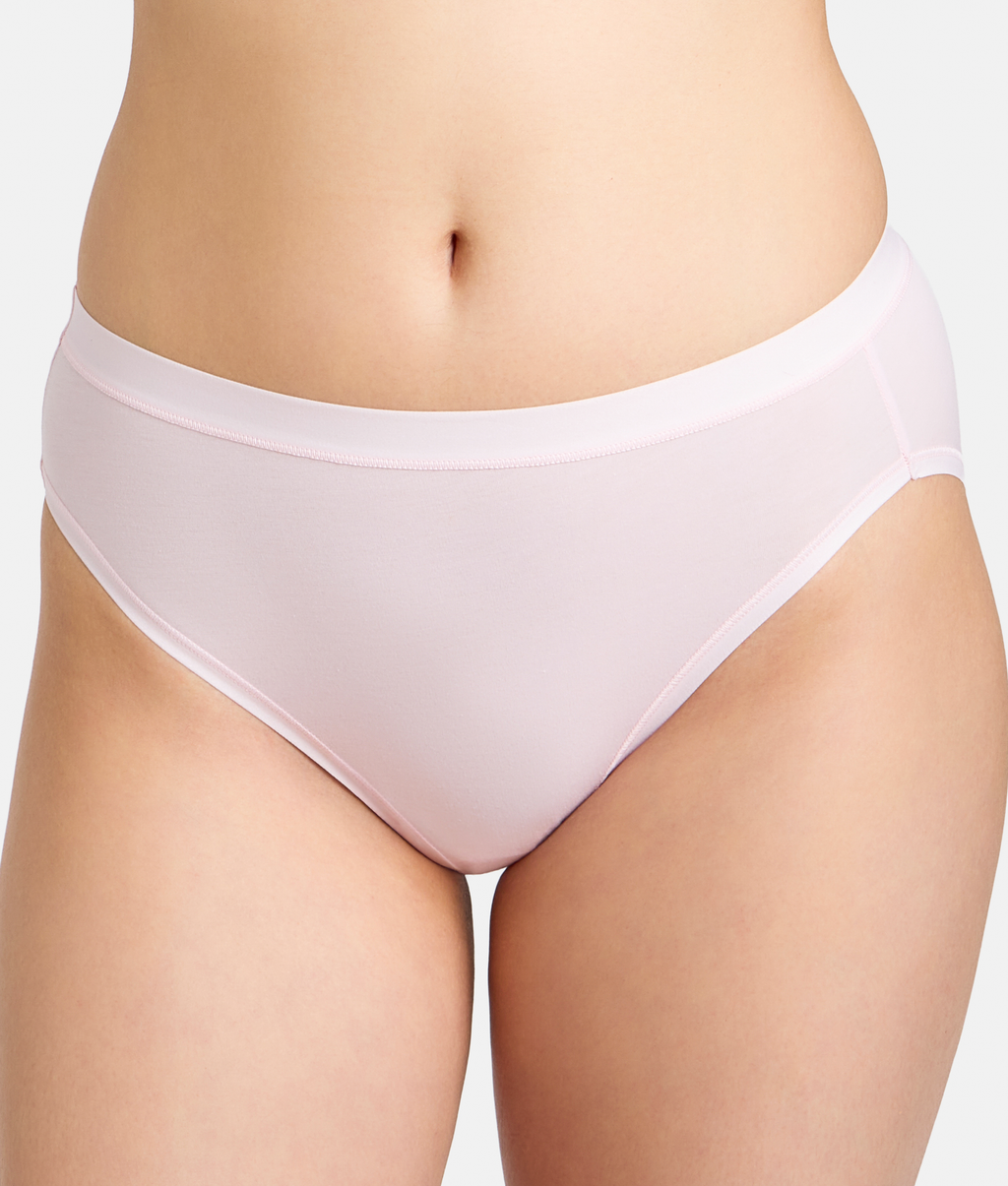 Understated Cotton Hi-Cut Brief