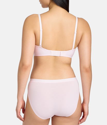 Understated Cotton Hi-Cut Brief