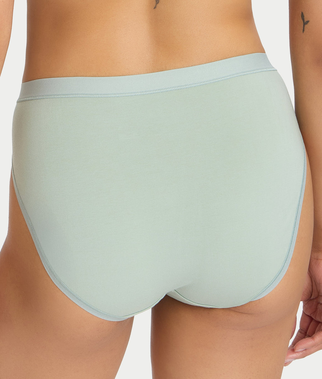 Understated Cotton Hi-Cut Brief