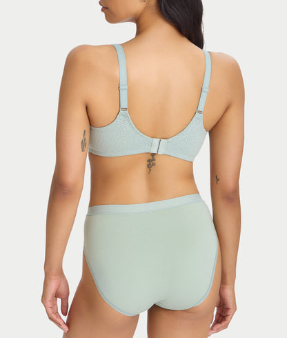 Understated Cotton Hi-Cut Brief