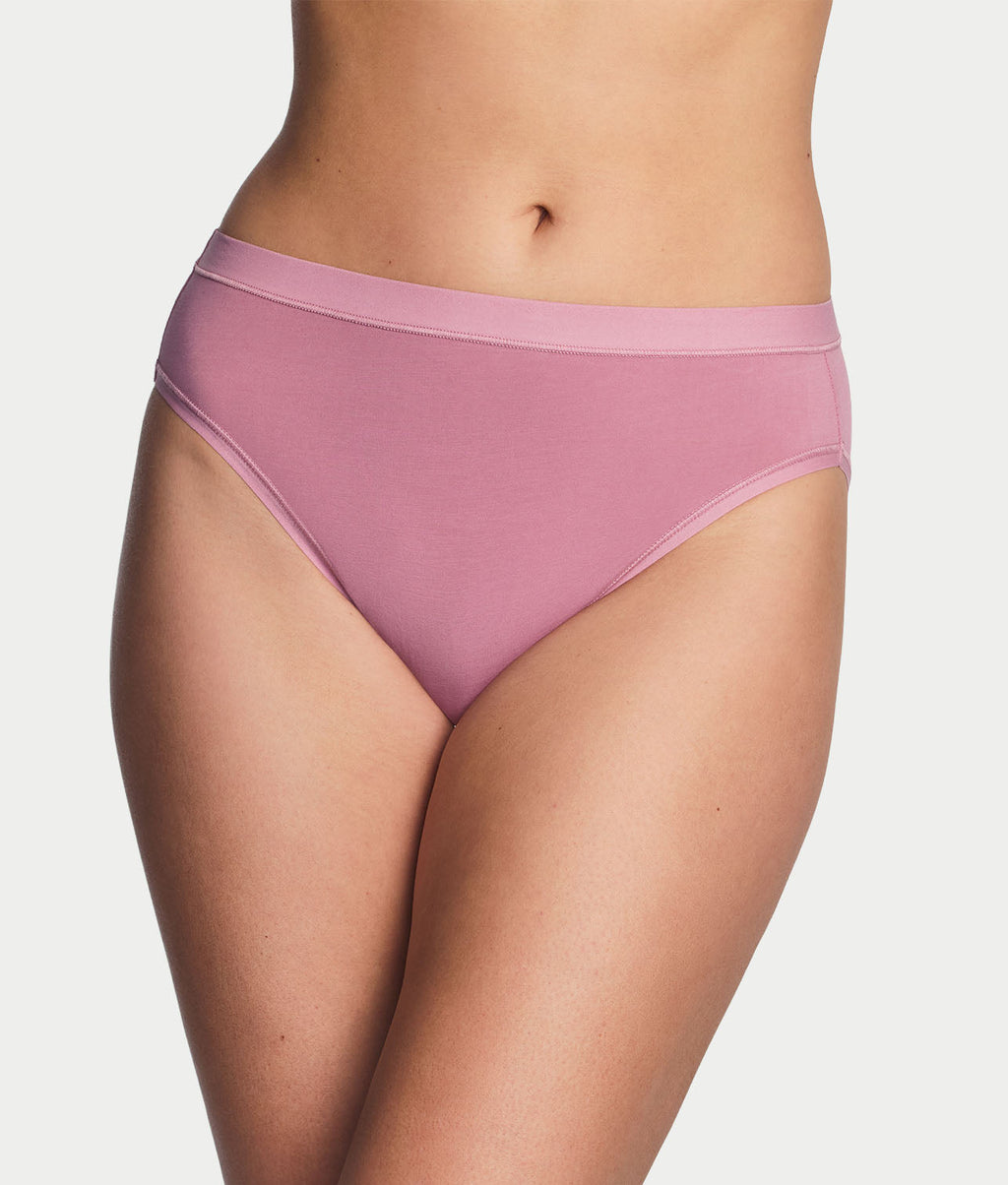 Understated Cotton Hi-Cut Brief
