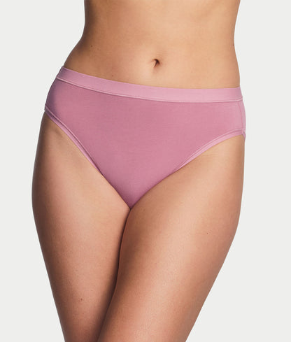 Understated Cotton Hi-Cut Brief