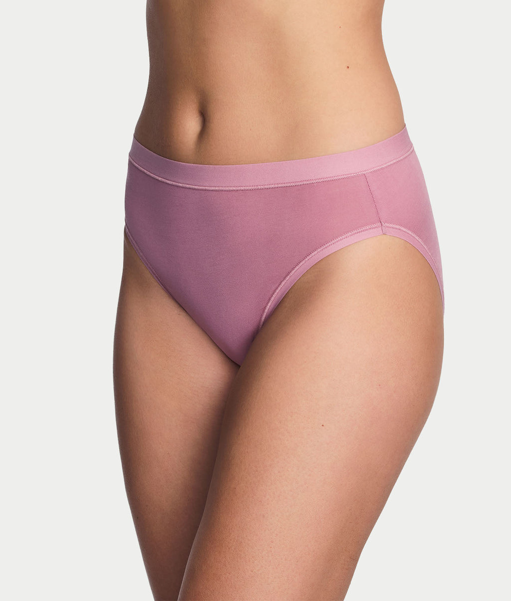 Understated Cotton Hi-Cut Brief
