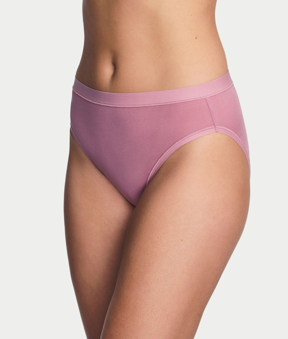 Understated Cotton Hi-Cut Brief