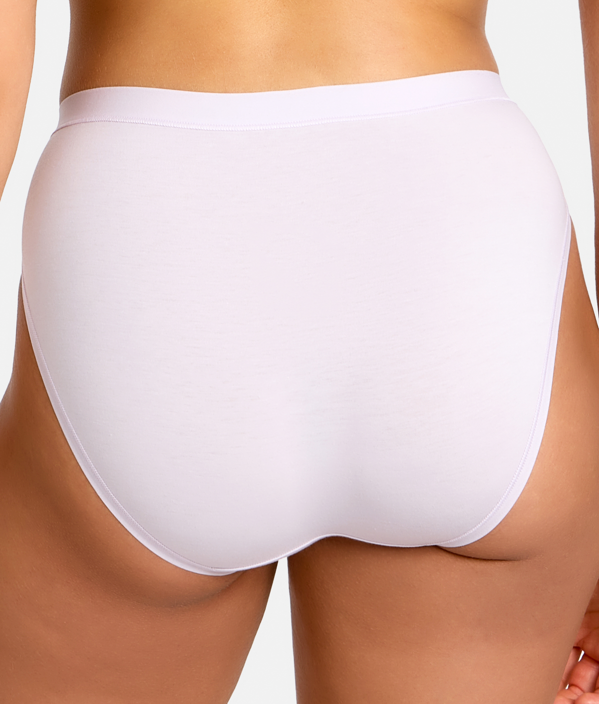 Understated Cotton Hi-Cut Brief