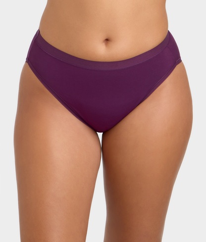 Understated Cotton Hi-Cut Brief
