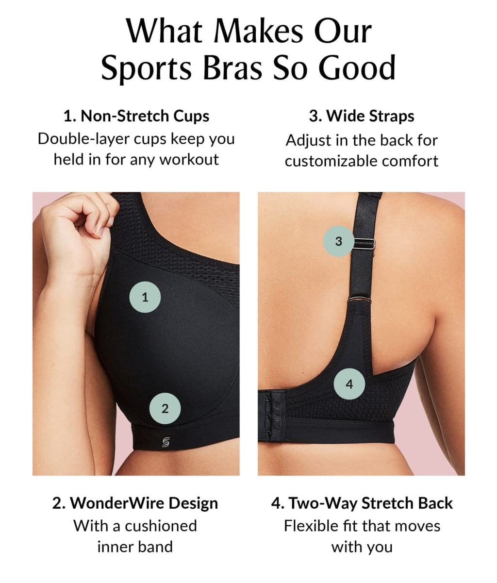 High Impact Seamless Underwire Sports Bra