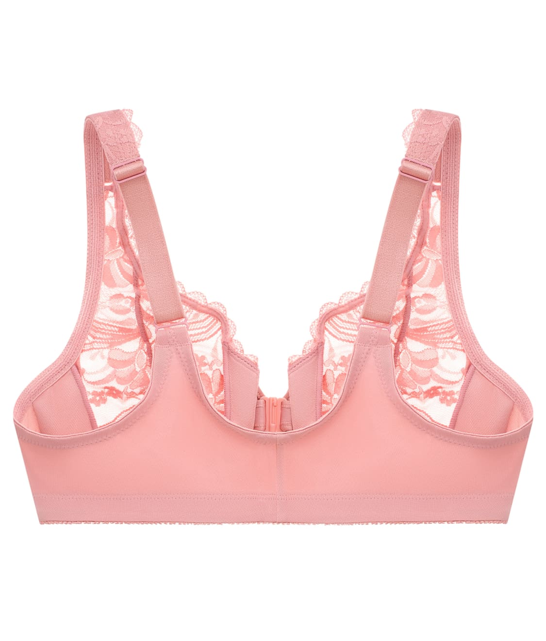 WonderWire Front-Close Stretch Lace Bra