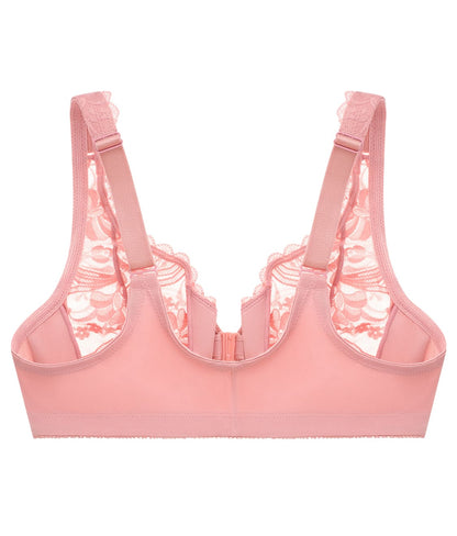 WonderWire Front-Close Stretch Lace Bra