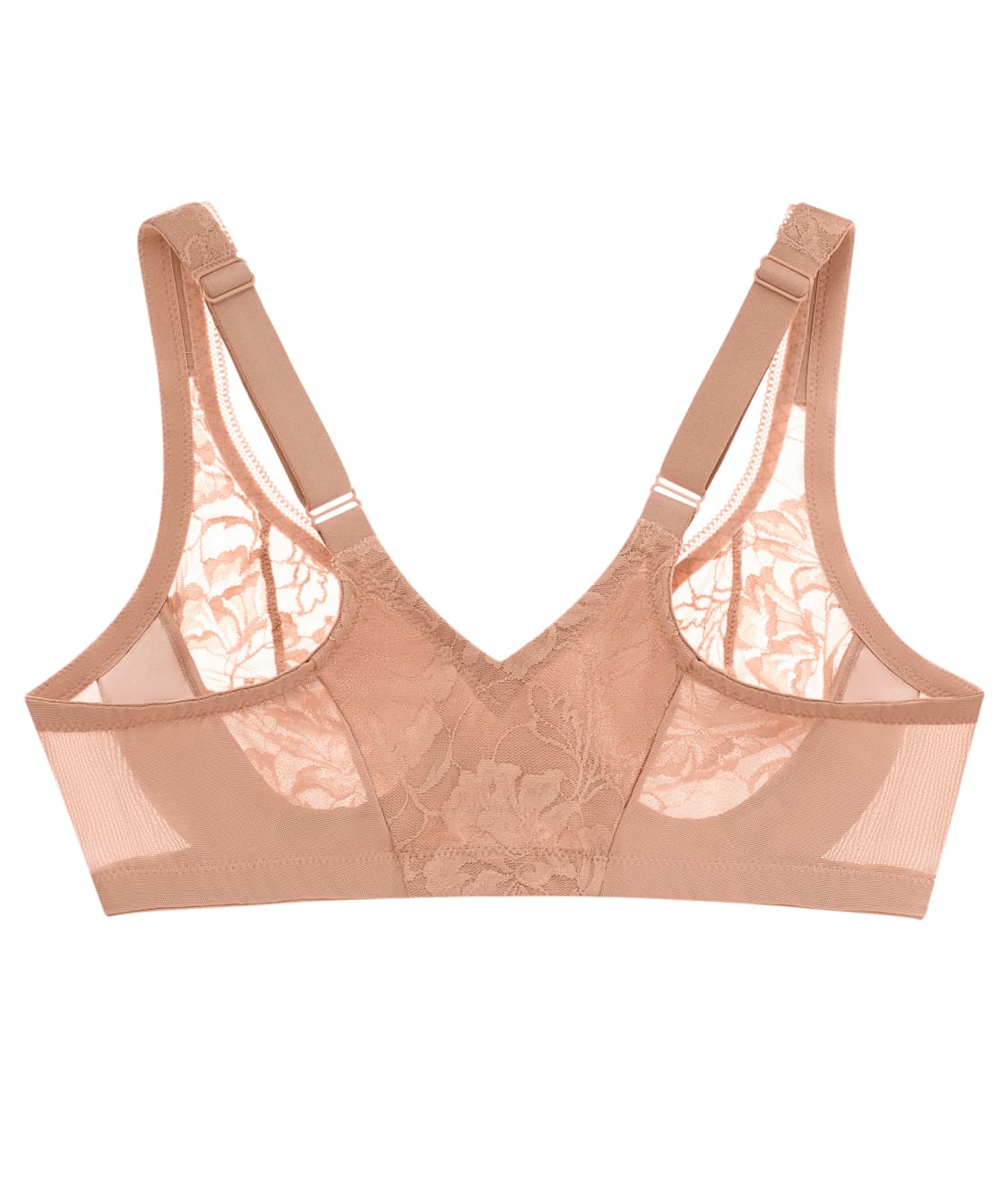 WonderWire Lacey T-Back Front-Close Bra