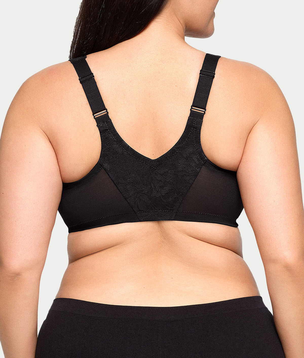 WonderWire Lacey T-Back Front-Close Bra