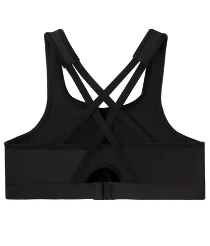 Zip-Up Front-Close Wire-Free Sports Bra