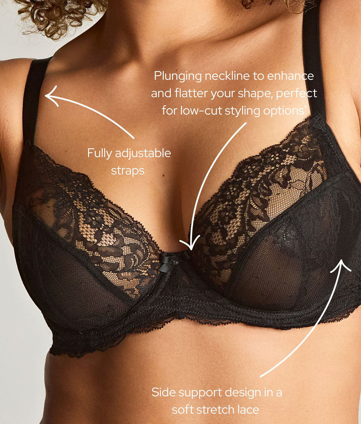 Ana Side Support Plunge Bra
