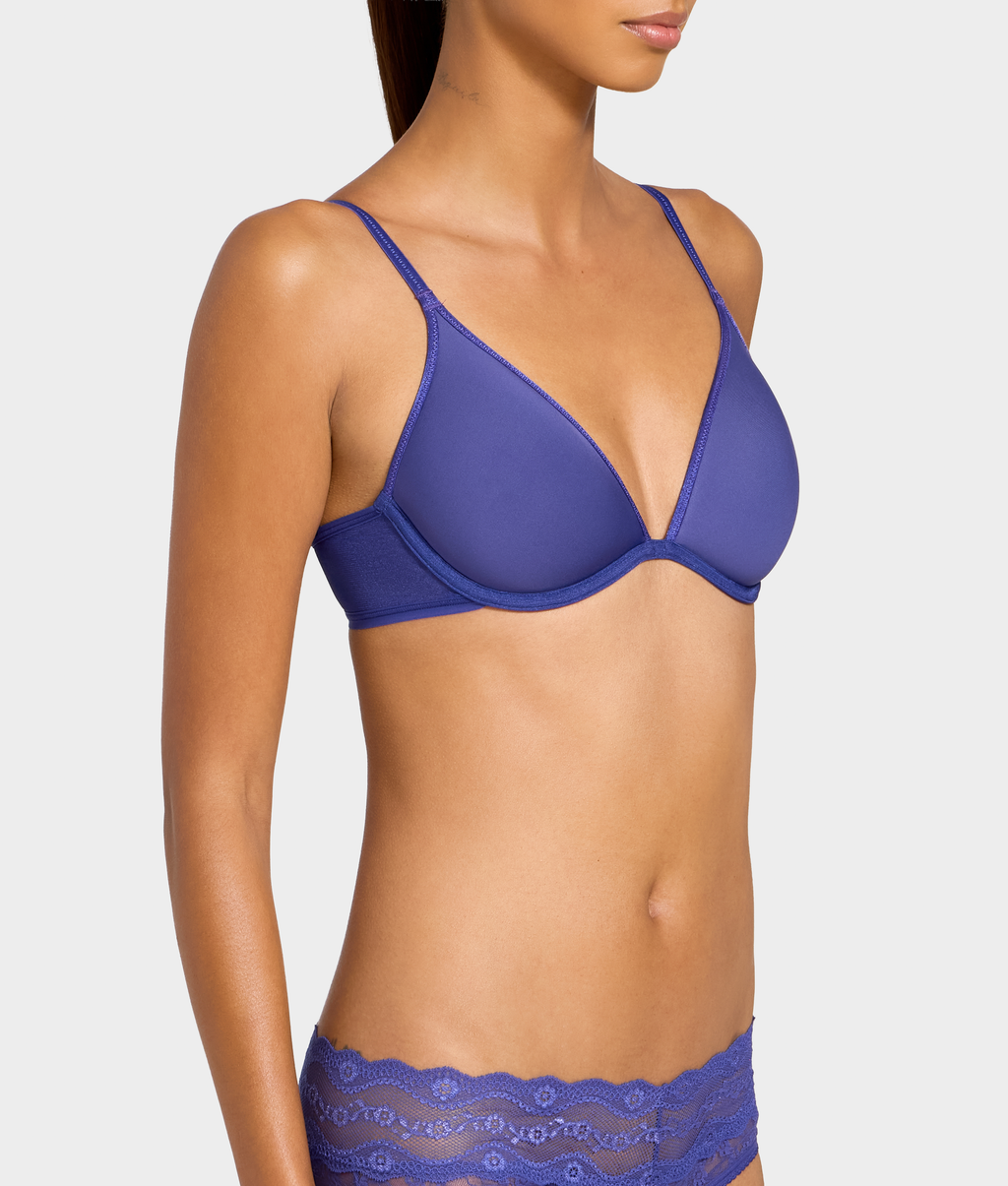 Full Transparency Plunge Spacer T-Shirt Bra