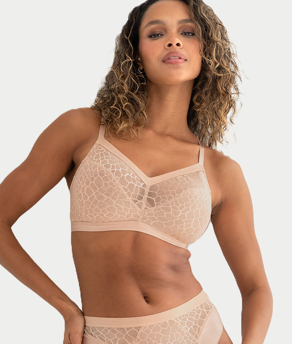 Geo Sculpt Wire-Free Bra