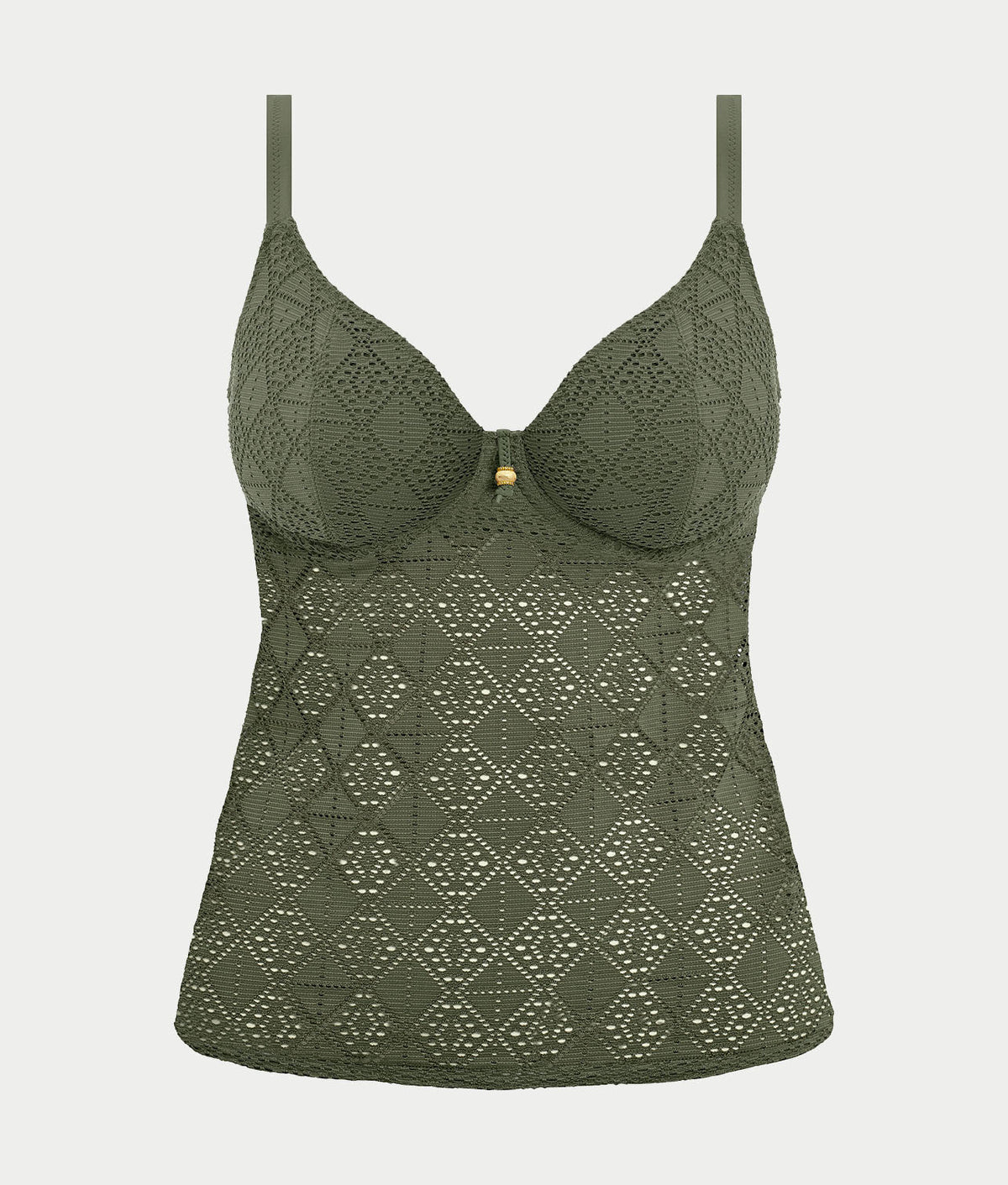 Nomad Nights Underwire Plunge Tankini Top