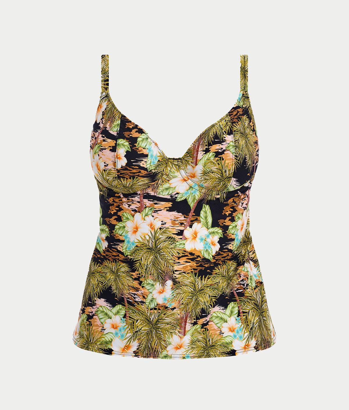 Bahama Shores Underwire Plunge Tankini Top