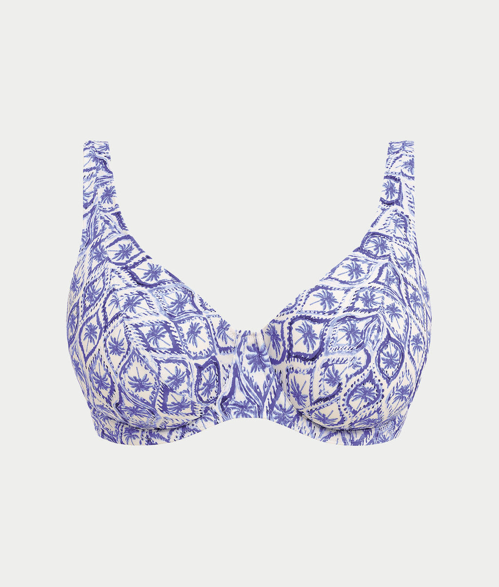 Ocean Breeze High Apex Bikini Top