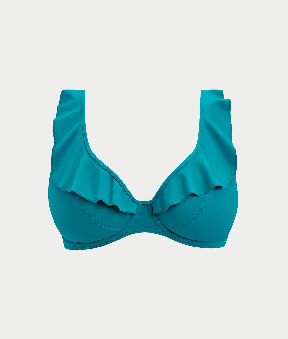 Jewel Cove Ruffled Bikini Top